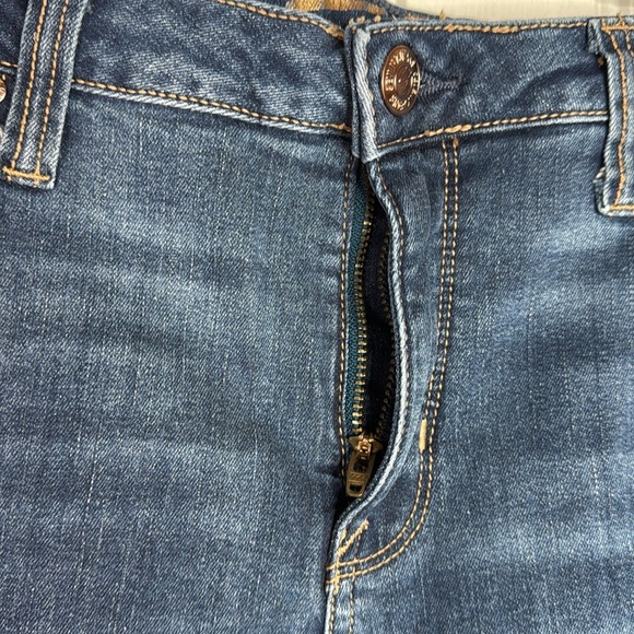 Seven 7 Jeans Denim Weekend Shorts Size 12 Dark Wash Stretch - Picture 5 of 11